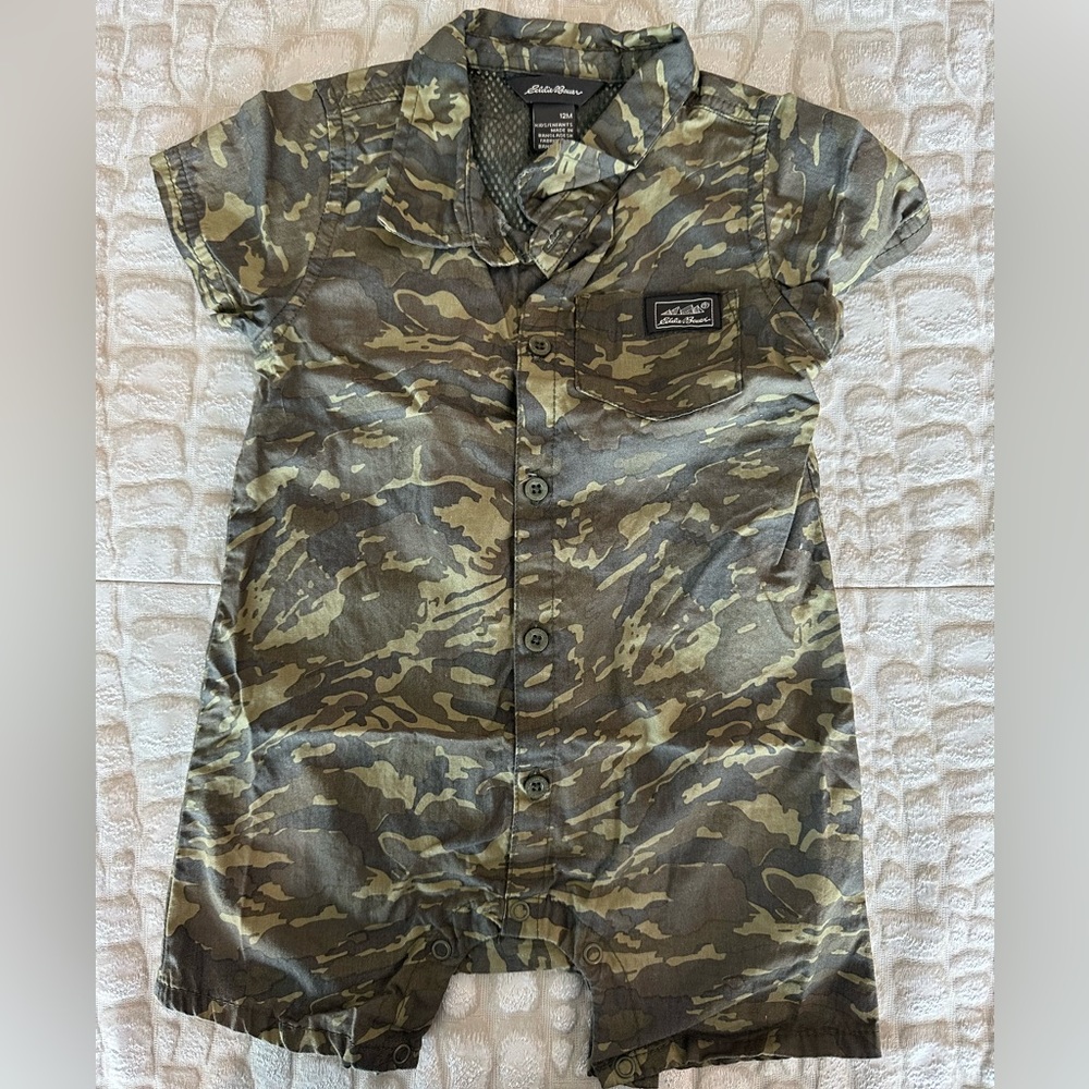 Boys Short Sleeve Romper